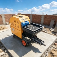 Machine à plâtrer murale robuste 220V avec couverture rapide pour les projets de rénovation de bâtiments résidentiels