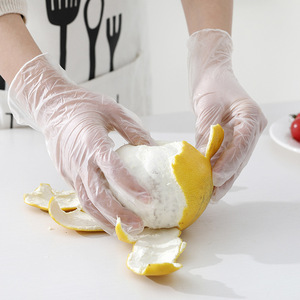 Disposable <b>Pvc</b> <b>Gloves</b> Thickened Waterproof Oil Resistant For Household Dishwashing Medical Use Transparent Large Medium Small - Product Image 1