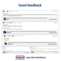 Film de protection de peinture (PPF) auto-réparateur anti-rayures en TPU couleur orange métallisé, garantie 10 ans, pour voiture
