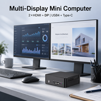 Mini PC puissant Intel Core I9-9880H 32 Go de RAM 1 To SSD Compatible Windows 11 WiFi 6 Double LAN 2.5G pour le bureau et le travail professionnel