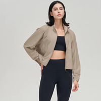 Veste personnalisée légère, protection UV, vêtements de sport, design imprimé tendance, veste de course, haut de sport pour la remise en forme, le yoga, pour femmes
