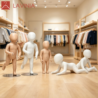 Mannequin Enfant Entier en Fibre de Verre FRP de Haute Qualité Lavinia, Tête de Mannequin Style Européen Original, Pose Debout pour Boutique