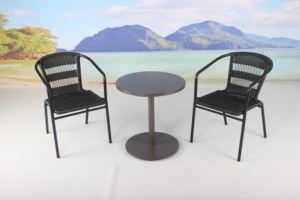 Precio barato Silla <span class=keywords><strong>de</strong></span> café al aire libre Restaurante Jardín Ratán sintético Mimbre Bistro <span class=keywords><strong>Sillas</strong></span> <span class=keywords><strong>de</strong></span> comedor - Product Image 6