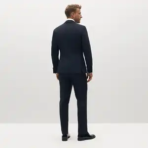 2024 hommes italien mode marié Costume un bouton mariage smoking costume grande taille plat avant <span class=keywords><strong>robe</strong></span> manteau <span class=keywords><strong>pour</strong></span> hommes - Product Image 4