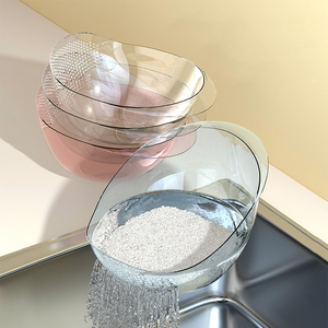 <span class=keywords><strong>Panier</strong></span> de lavage de riz en maille translucide flexible pour <span class=keywords><strong>petit</strong></span> outil de cuisine pour passoire à pâtes - Product Image 3