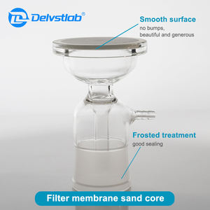 Appareil de filtration sous vide pour solvants en verre de laboratoire avec fiole de 2000 ml pour la purification par filtration HPLC, filtre en verre fritté - Product Image 5