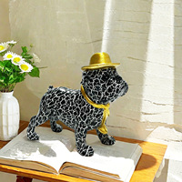Nouveaux produits, meilleures ventes : Statue en résine de style européen, petite figurine de Dou Waling Hat, décoration artistique pour salon, meuble à vin et bureau