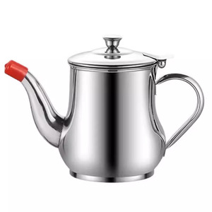 Stainless Steel Oil Can With Lid And Handle Non Drip Kitchen Storage Eco Friendly - Product Image 2