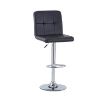 Vente directe d'usine, chaise de bar pivotante classique en cuir PU, chaise de bar pivotante à 360 degrés, hauteur réglable