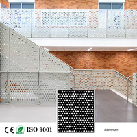 Panneau en aluminium sculpté perforé au design moderne personnalisé avec revêtement en PVDF artistique pour l'extérieur pour centre commercial et villa mur rideau