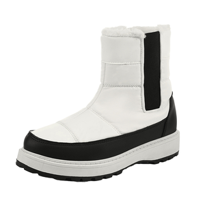 New Fashion Thermal Insulated Waterproof Canvas Autumn Winter Snow <b>Boots</b> Unisex 36-42 Big Size <b>Slip</b>-<b>on</b> Fur Platform Lightweight - Product Image 1