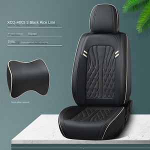 Coussin de siège avant de voiture de luxe en cuir nappa perforé respirant entièrement fermé quatre saisons hommes femmes Sagitar <span class=keywords><strong>Bora</strong></span> Jetta - Product Image 2