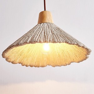Lámpara de Pared Estilo Japonés Wabi Sabi, LED E27 con Interruptor, para Dormitorio, Sala de Estar, Estudio, Salón de Té, Color Crema - Product Image 3