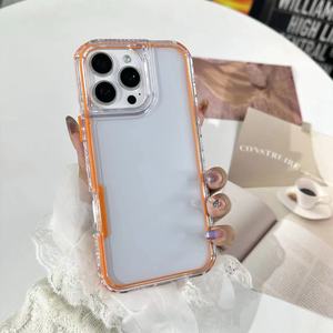 Funda Delgada Precisa con Esquinas Reforzadas y Lente Elevada Antirrayas, con Marco Transparente y Colorido para <span class=keywords><strong>Redmi</strong></span> Note 15 Pro 5G A7 Pro 5G - Product Image 3