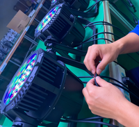 Équipement de scène DJ professionnel 200W à succès, éclairage de scène LED Par étanche IP65 à économie d'énergie 54x3W, émission RGBW DMX512