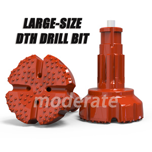 أدوات حفر <span class=keywords><strong>DTH</strong></span> عالية الجودة كبيرة الحجم، لقمة حفر زرية، رؤوس مطرقة <span class=keywords><strong>DTH</strong></span> للحفر في المناجم - Product Image 2