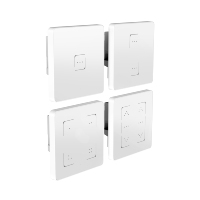 OEM ODM Z-wave Smart Home Automation Interruptor de pared de luz 2 vías 6 Gang Interruptor táctil inteligente eléctrico 16 amperios