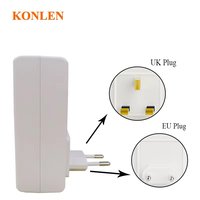 Interruptor de toma de corriente GSM basado en tarjeta Sim Sms llamada Control remoto para automatización del hogar inteligente KONLEN