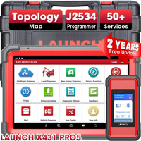 Launch X-431 Pro5 con Smartlink C, Escáner OBD2 Automotriz de Sistema Completo, Herramientas de Diagnóstico y Programación de ECU J2534, con 2 Años de Actualización Gratuita