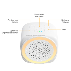 New Design Q9 Baby Noise Machine Night Light Soothing Sleep Aid White Noise <strong>Speaker</strong> Portable White Noise Machine for Baby Adult - Product Image 6