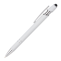 Bolígrafo Promocional de Aluminio con Punta Táctil de Goma Suave para Pantallas Táctiles, 1.0mm, Logotipo Personalizado, Regalo Económico para Teléfono Móvil