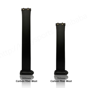 Haute Performance 75cm 90cm pleine Fiber de carbone mât SUP feuille aileron haut module HM carbone surf hydroptère mât accessoires - Product Image 2