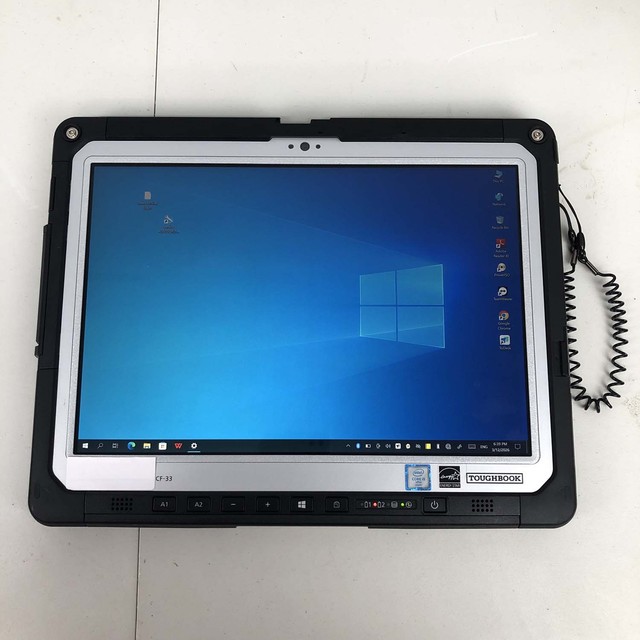 Toughbook Rugged Tablet CF33 I5 7600 16GB Ram CF-33 I5 7300 8G With Base Keyboard 12" 2K Touch Screen Auto Diagnostic PC Laptop