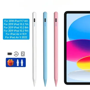 Stylet pour <span class=keywords><strong>iPad</strong></span> compatible avec <span class=keywords><strong>Apple</strong></span> <span class=keywords><strong>Pencil</strong></span> 2 et 1, pour <span class=keywords><strong>iPad</strong></span> A16 A17 Air M2 M3 M4 M5 <span class=keywords><strong>Pro</strong></span> 12.<span class=keywords><strong>9</strong></span> 10.2 10.<span class=keywords><strong>9</strong></span> Mini 6 <span class=keywords><strong>7</strong></span> - Product Image 1