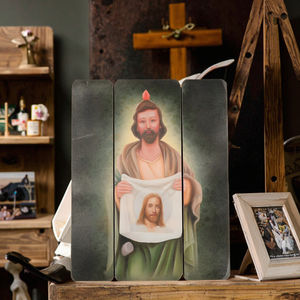 Prodotti in Stock Catholic religioso Pallet di legno segno St. Jude mercanzia cristiana artigianato in legno e cartelli murali - Product Image 2
