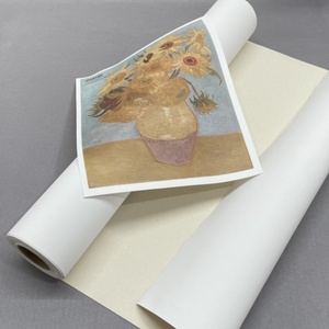 100% Matte phun bông vải 360gsm in ấn vải cuộn - Product Image 6