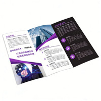 Brochures pliables personnalisées de qualité supérieure pour la promotion d'entreprise, le marketing de produits et les invitations à des événements (Achat direct interdit)