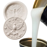 Caoutchouc de silicone liquide bicomposant pour la fabrication de moules en plâtre, matière première silicone liquide RTV2 à durcissement à l'étain