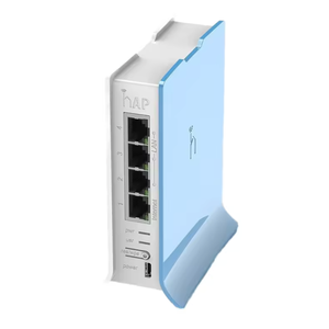 Routeur sans fil domestique MikroTik RB941-2nD-TC HAP Lite Mini, fonction modem double bande, prise en charge WEP - Product Image 1