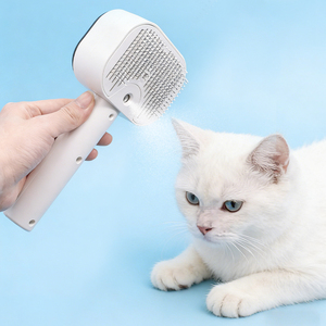 Prix d'usine – Brosse de toilettage vapeur 3-en-1 rechargeable en silicone pour le nettoyage des poils de chat et de chien - Product Image 2