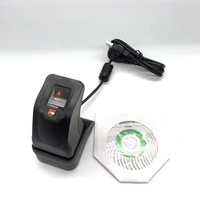Escáner Biométrico de Huellas Dactilares USB ZK4500, Sensor de Huellas Dactilares, Lector de Huellas Dactilares USB con SDK Gratuito, Compatible con Sistemas Windows y Linux