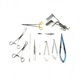 Ensemble d'instruments chirurgicaux à source d'alimentation manuelle Kit de chirurgie de base Couvercle-Conjonctive Équipement médical de qualité supérieure certifié CE ISO13485 - Product Image 6