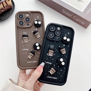 เคสโทรศัพท์ซิลิโคนแบบนิ่มสำหรับ iPhone 15เคสลายการ์ตูนกาแฟน่ารักสำหรับ iPhone 13 PRO MAX 14 12 11 XS XR XS MAX - Product Image 6