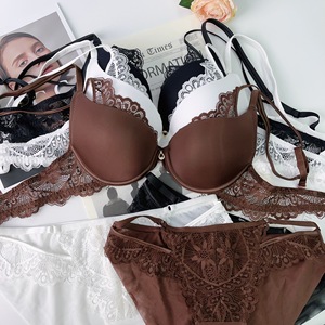 Lencería Sexy con Doble Tirante, Nuevo Estilo, Encaje Bordado, Sujetador Elegante para Mujer - Product Image 6