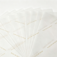 Papier de soie blanc personnalisé de haute qualité avec logo imprimé, prix d'usine, pour l'emballage de vêtements