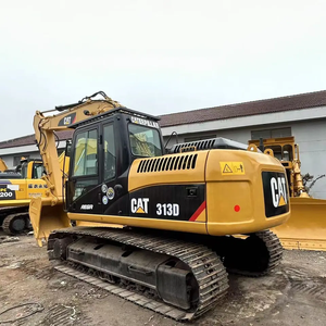 Excavatrice CAT313D d'occasion en bon état, capacité de la cuillère de 0,5 m, poids opérationnel de 13 tonnes, moteur, boîte de vitesses, moteur, meilleures performances - Product Image 3
