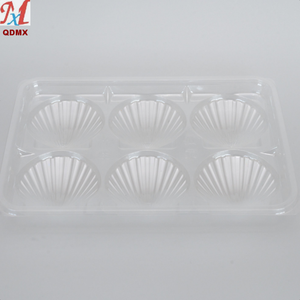 <span class=keywords><strong>Plateau</strong></span> d'emballage jetable en PET /PP, 1 pièce, 6 trous, pour emballage de mer fraîche, avec boîte à aliments en plastique personnalisable - Product Image 4