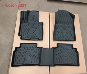Nuovi prodotti auto speciale solo tappetini per auto in TPE facili da pulire per TUCSON 2021 - Product Image 2