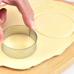 Lixsun professionnel 2.7 pouces en acier inoxydable moule à tarte aux oeufs dessert mousse gâteau anneau pour boulangerie pâtisserie outils - Product Image 4
