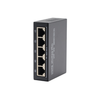 Commutateur réseau de bureau Gigabit Ethernet 1000M avec 5 ports RJ45, capacité de commutation 12G, prise en charge VLAN empilable, séparateur Ethernet QoS