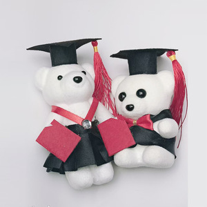 ตุ๊กตาหมีน้อยสวมชุดครุย ตุ๊กตาหมีปริญญาโ<span class=keywords><strong>ท</strong></span> ตุ๊กตาหมีดุษฎีบัณฑิต ของขวัญสำหรับนักเรียนในช่วงฤดูกาลรับปริญญา - Product Image 1