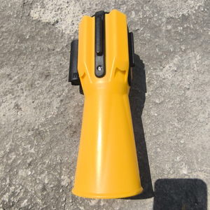 Venta al por mayor de calidad superior, cinturón retráctil de plástico amarillo, cono de tráfico, barrera superior, productos de advertencia de tráfico - Product Image 4