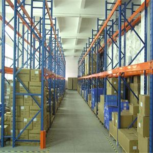 מערכת מרקידת מתכת עמיד 5-שכבת מדפי קווי צר מאוד עבור מחסן כבד אחסון מתלה פלדה סיסטמה - Product Image 1