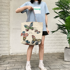 Sac fourre-tout à bandoulière en toile de style ethnique pour femme, grande capacité, simple, pour les trajets quotidiens, avec fermeture éclair et caractéristiques régionales - Product Image 6