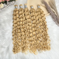 Capelli umani grezzi per intrecciare stile Boho, extension di capelli umani 613 Water Wave, 100% vergini brasiliani
