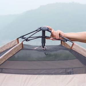 Gran oferta, tienda de campaña de apertura rápida de lujo con un dormitorio y 1 sala de estar, tienda de campaña de lujo, tiendas cortavientos para exteriores para acampar en familia - Product Image 6